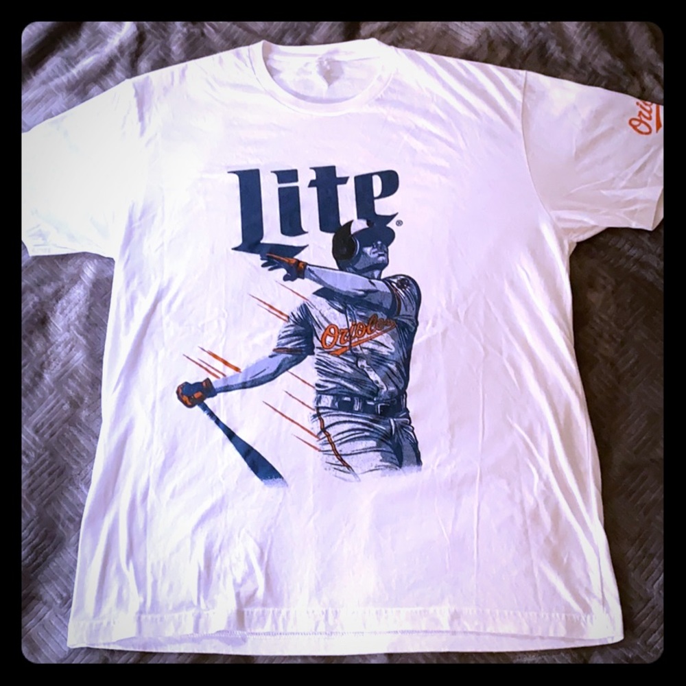 Millter Lite Orioles T shirt🔥